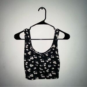 FLORAL CROPPED TANK TOP